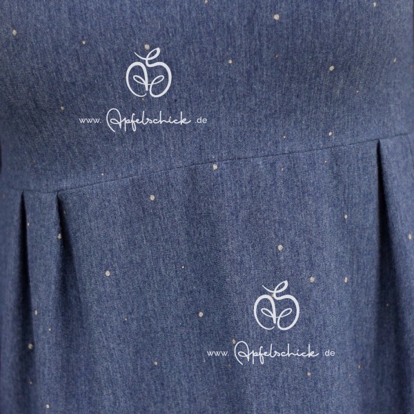 Pünktchen Jeans-Silber BIO-Eigenproduktion (kbA)
