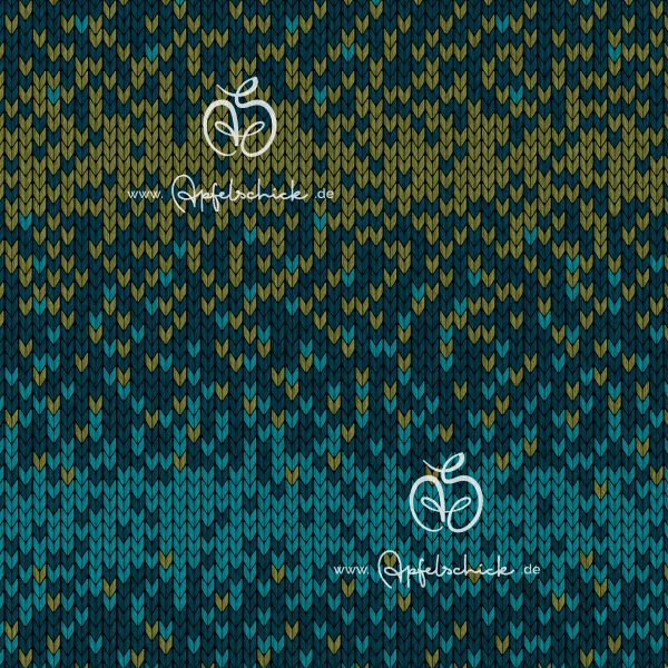 Knitty Petrol-Olive BIO-Eigenproduktion