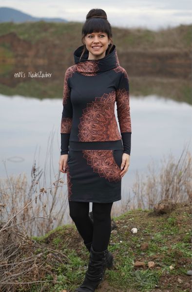 Big Mandala Black-Copper BIO-Eigenproduktion
