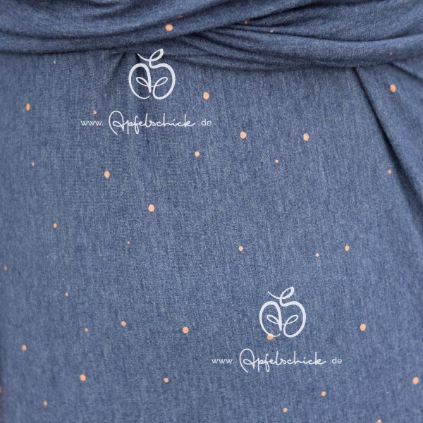 Pünktchen Jeans-Kupfer BIO-Eigenproduktion (kbA)