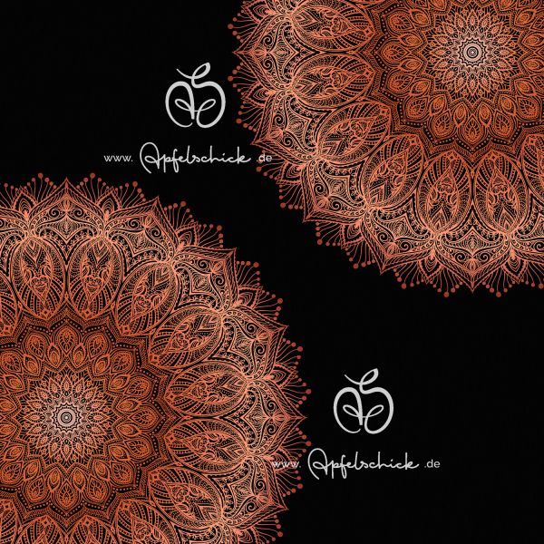 Big Mandala Black-Copper BIO-Eigenproduktion