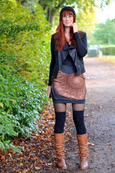 Big Mandala Black-Copper BIO-Eigenproduktion