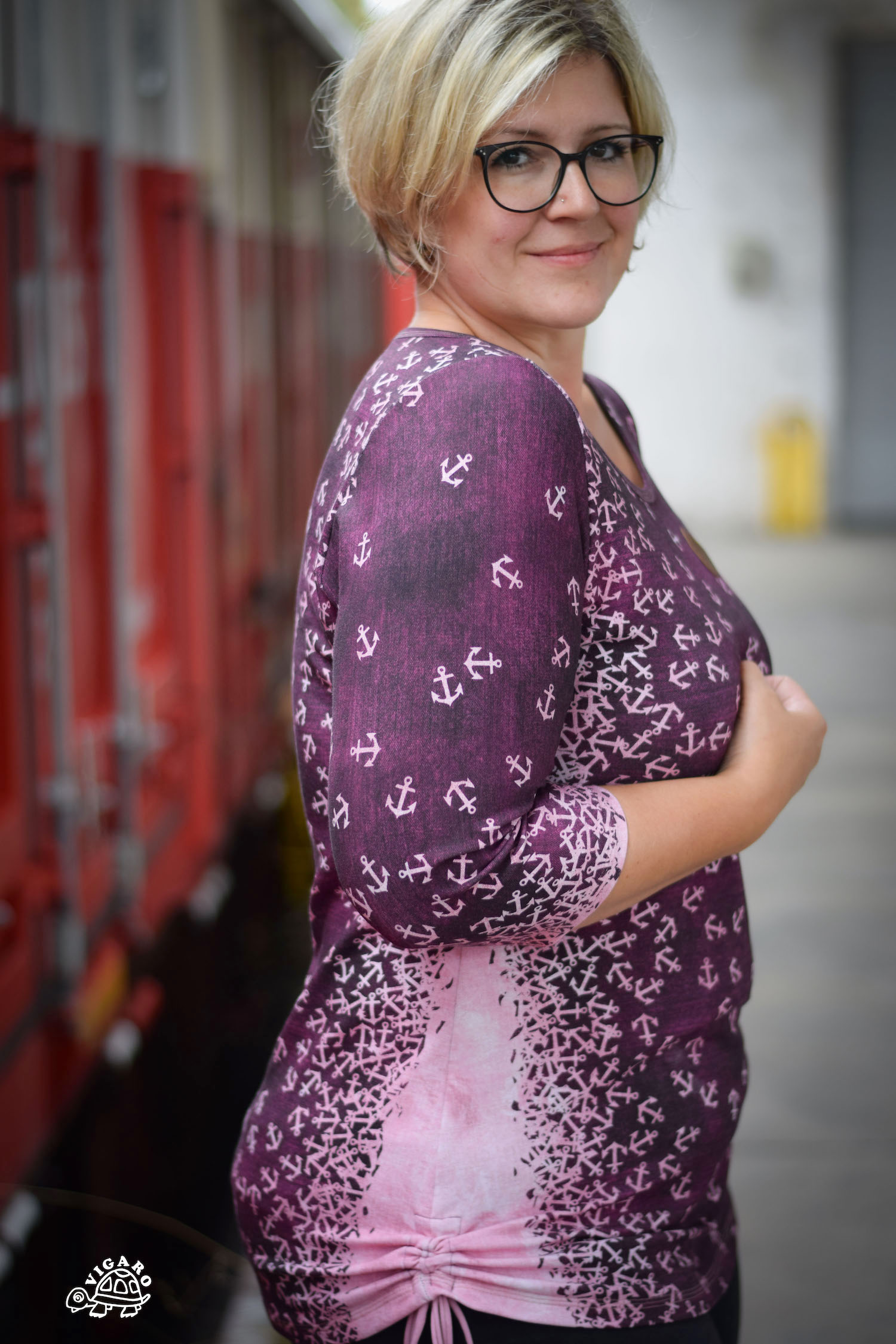 Anchor Dress Beere-Rosa BIO-Eigenproduktion (kbA)