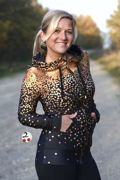 Dotties Dress Schwarz-Altgold Eigenproduktion