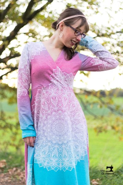 Big Mandala Gradient Rose-Water BIO-Eigenproduktion