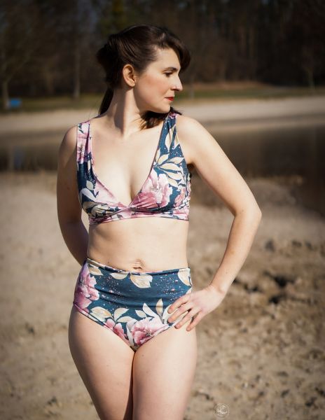 1,5m STÜCK!!! Vintage Pastel Rose Eigenproduktion
