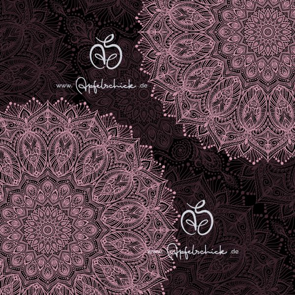 Shadow Mandala Old Rose BIO-Eigenproduktion