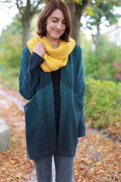 Herringbone Gradient Petrol BIO-Eigenproduktion