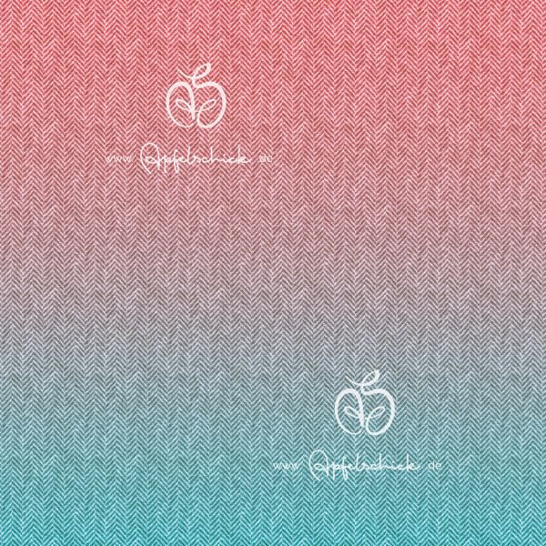 Herringbone Gradient Winter Morning BIO-Eigenproduktion