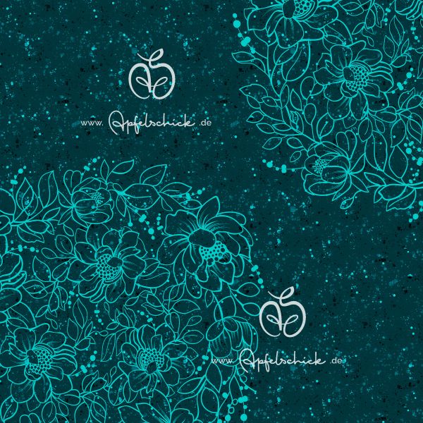 Lineart Petrol-Aqua BIO-Eigenproduktion