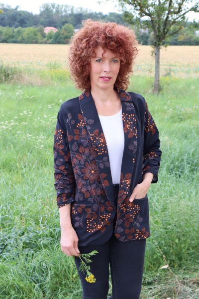 Big Circle Leaf Black Tilda BIO-Eigenproduktion (kbA)