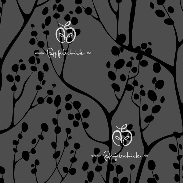 Twigs Dunkelgrau-Schwarz BIO-Jacquard-Eigenproduktion