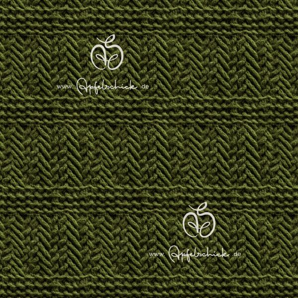 Wooly Knit Olive BIO-Eigenproduktion