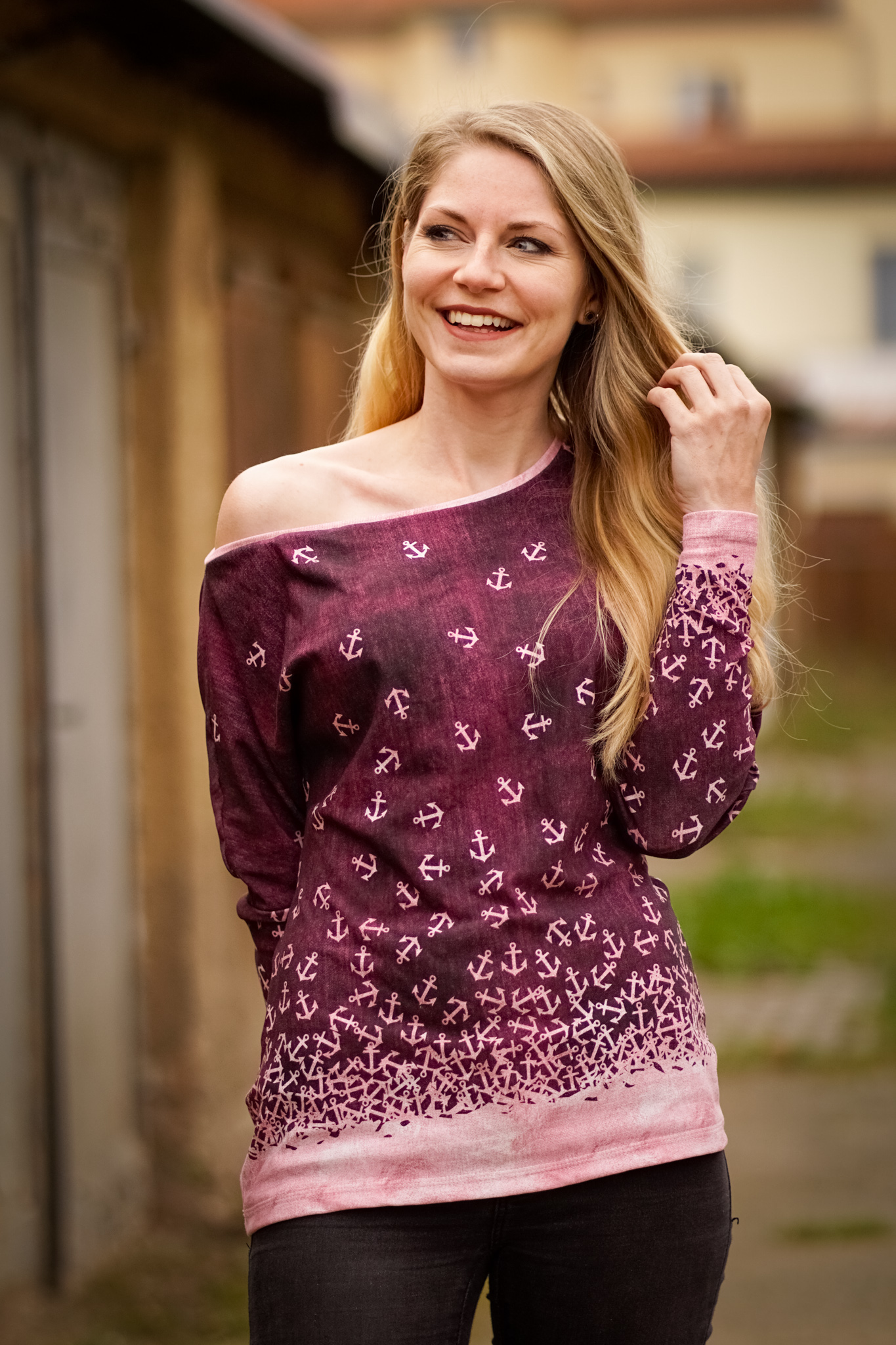Anchor Dress Beere-Rosa BIO-Eigenproduktion (kbA)