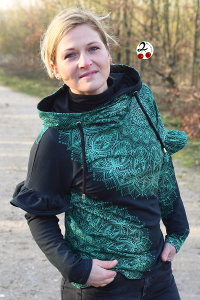 2m STÜCK!!! Big Mandala Black-Jade BIO-Eigenproduktion